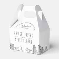 Cleveland, Ohio | Ville Skyline Wedding Favor Box