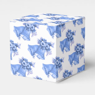 Ballotins Cloches Mariages bleues