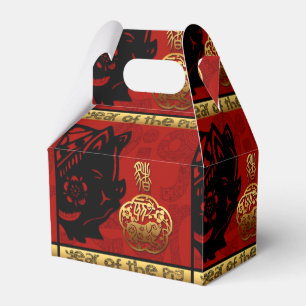 Ballotins Cochon chinois Année Zodiac Anniversaire Ballotin 