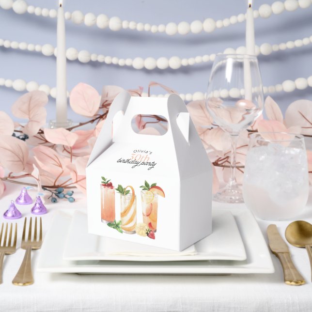 Ballotins Cocktails d'été moderne 30e fête d'anniversaire (Mariage)