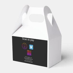 Ballotins Code QR venmo scan pour payer ajouter logo médias