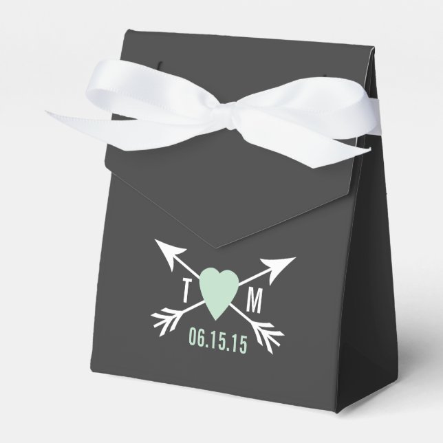 Ballotins Coeur de menthe + Ballotin de flèche | MARIAGE (Verso)