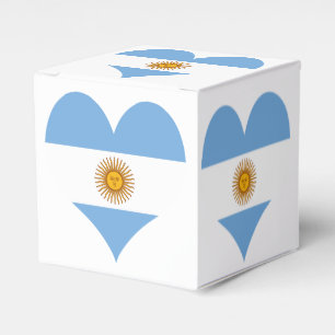 Ballotins Coeur du drapeau argentin
