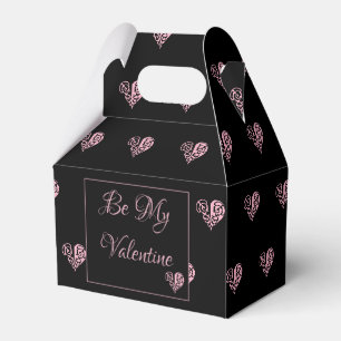 Ballotins Coeur en fibre rose personnalisé