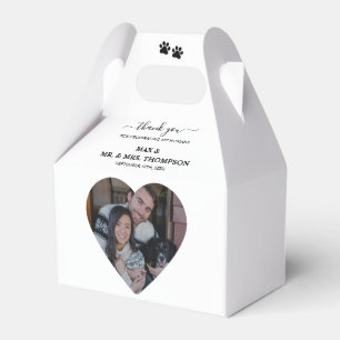 Ballotins Coeur mariage Photo Couple Chien de compagnie Mon 
