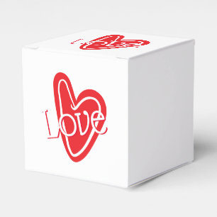 Ballotins Coeur rouge cool avec amour