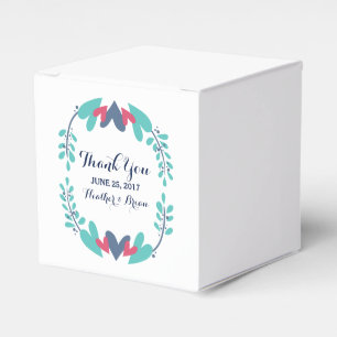 Ballotins Coeurs et vignes Mariage Faveur Boxes