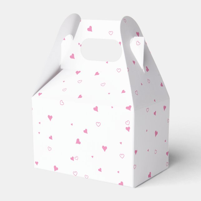Ballotins Coeurs mignons Motif sans couture, Cadeau Valentin (Verso)