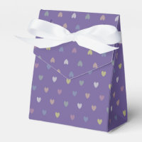 Coeurs minuscules polka sur violet violet Ultra vi
