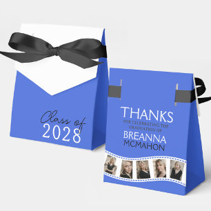 Ballotins Collage photo en bleu royal et blanc Filmstrip