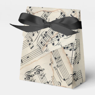 Ballotins Collage vintage papier de musique