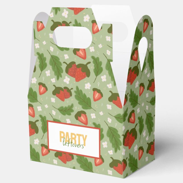 Ballotins Collection de Motifs de paniers de fruits - Fraise (Ouvert)