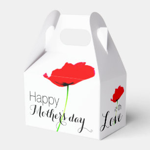 Ballotins Collection POPPY 01 Ballotin de la fête des mère