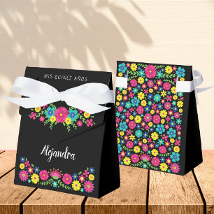 Ballotins Coloré Quinceañera Fleurs mexicaines Papier Napkin