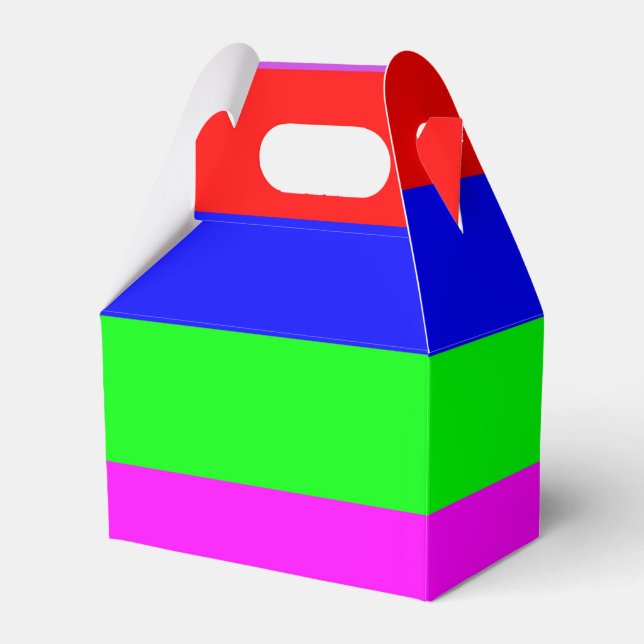 Ballotins Colorful Party Favoriser Gable Box (Verso)