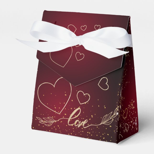 Ballotins con amor y corazones (Verso)