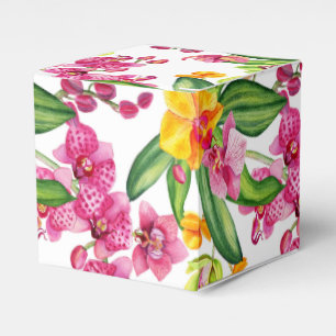Ballotins Conception d'orchidées à l'aquarelle 18