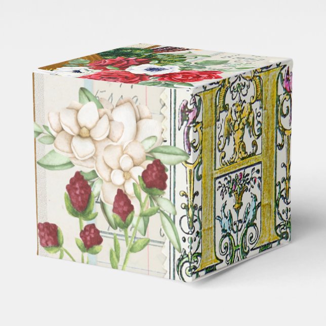 Ballotins Conception Ephémère vintage avec H initial (Verso)