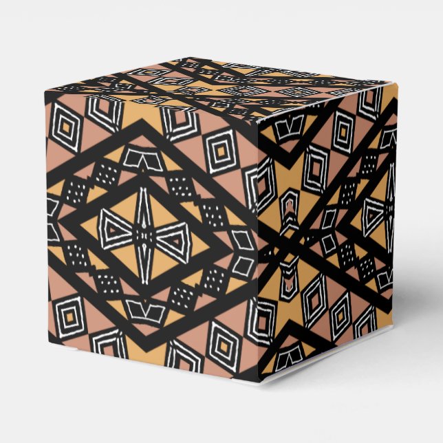 Ballotins Conception moderne de Bogolan Mud Cloth Afro Pop (Arrière)