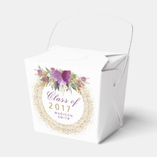 Ballotins Confettis d'or de fleur d'aquarelle de parties