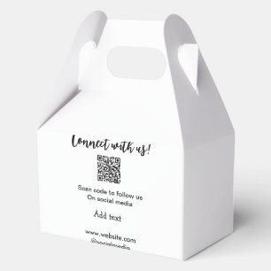 Ballotins Connectez-vous avec nous scan QR code ajouter e-ma