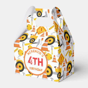 Ballotins Construction Anniversaire Fête Age Ballotin blanc