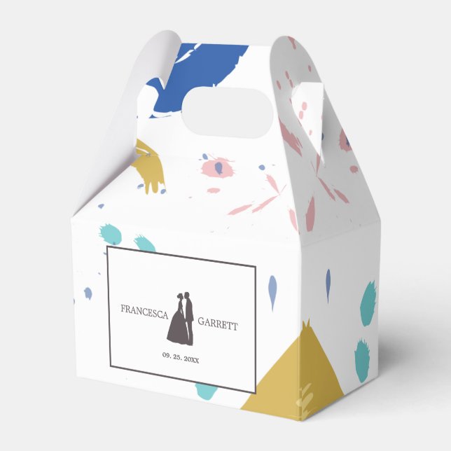 Ballotins Contour de pinceau coloré (Verso)