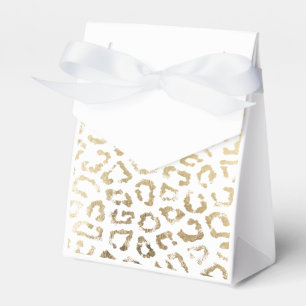 Ballotins Copie chic blanche moderne simple de guépard d'or