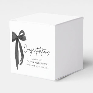 Ballotins Coquette Black Bow Graduation Félicitations