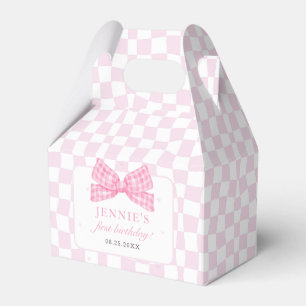 Ballotins Coquette Bow rose 1er anniversaire