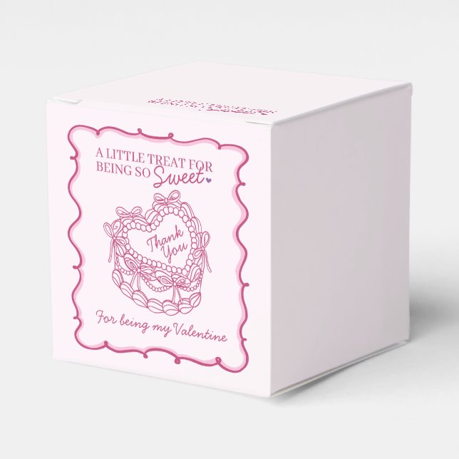 Ballotins Coquette Coquette Coeur rose Bow Valentin (Verso)
