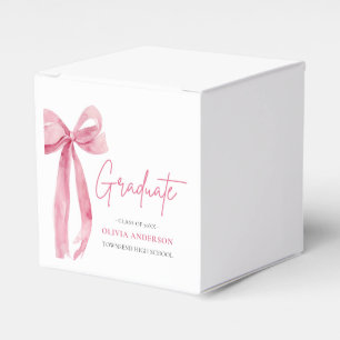 Ballotins Coquette de la botte rose moderne Graduate Graduat