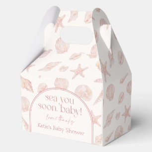 Ballotins Coquillages À bientôt Boîtes de cadeaux pour Baby