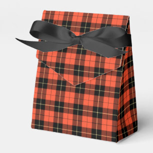 Ballotins Corail de clan de Wallace et tartan antique noir