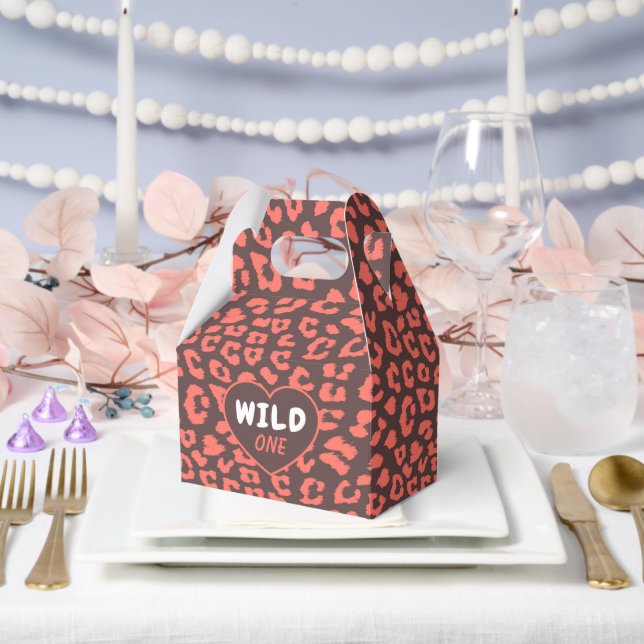 Ballotins Coral Brown Leopard Print (Mariage)