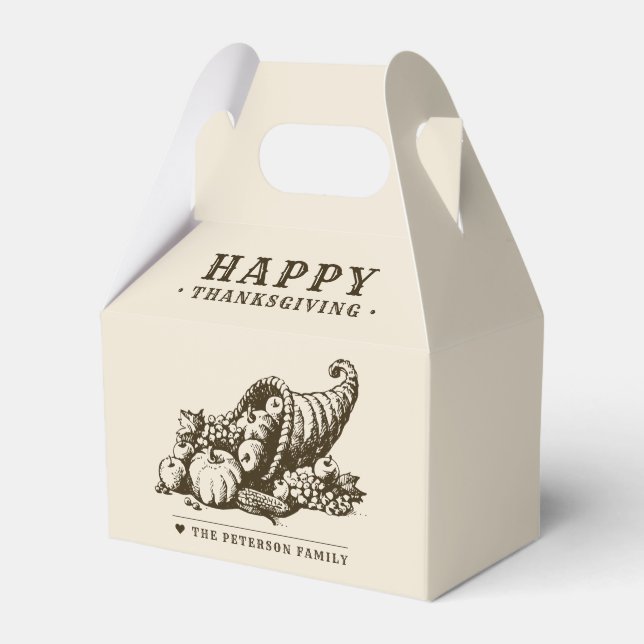 Ballotins Corne de Plenty | Thanksgiving (Verso)