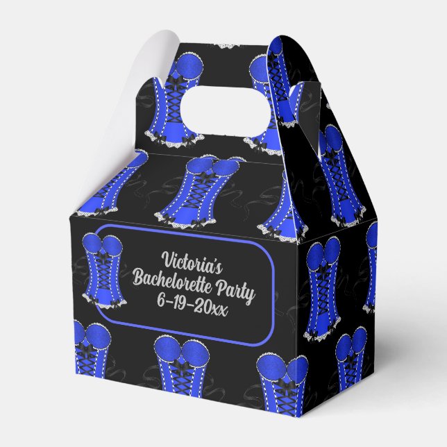 Ballotins Corset Gable Bleu Flirt (Verso)