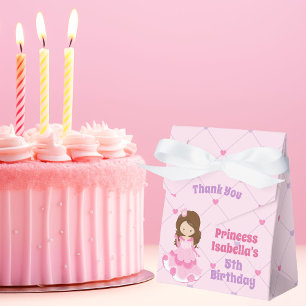 Ballotins Corte Princess Pink Purple Hearts Anniversaire