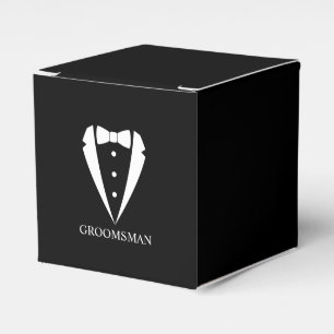 Ballotins Costume de smoking noir avec nœud papillon pour ga