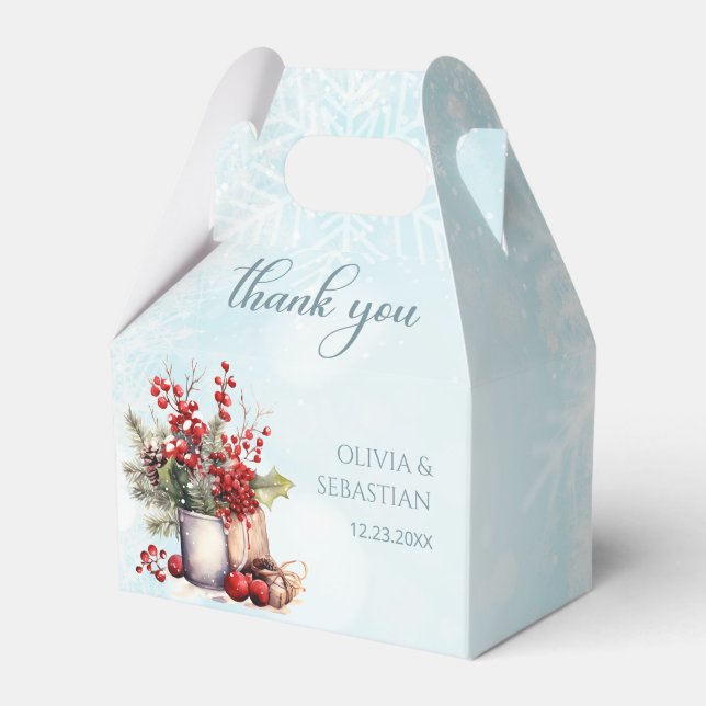 Ballotins Cosy Winter Rowan bouquet Mariage (Verso)
