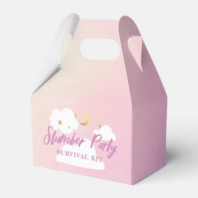 Ballotins Coton Candy Clouds Stwood Party Favoriser boîte (Verso)