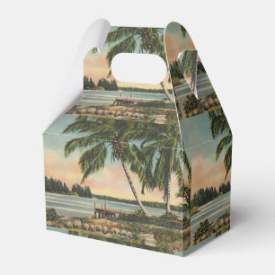 Ballotins Coucher de soleil de brise tropicale vintage de co