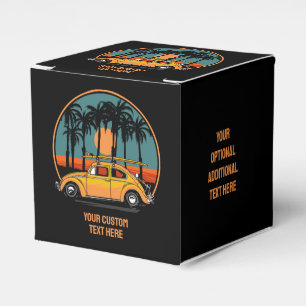 Ballotins Coucher de soleil de surfeur Tropical de texte per