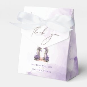 Ballotins Couleur d'eau personnalisée Lavender Garden Mariag