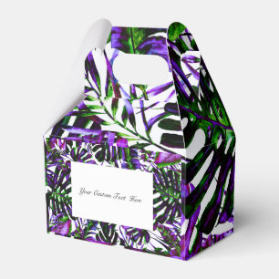 Ballotins Couleur Électrique Pop Feuilles De Palmiers Tropic