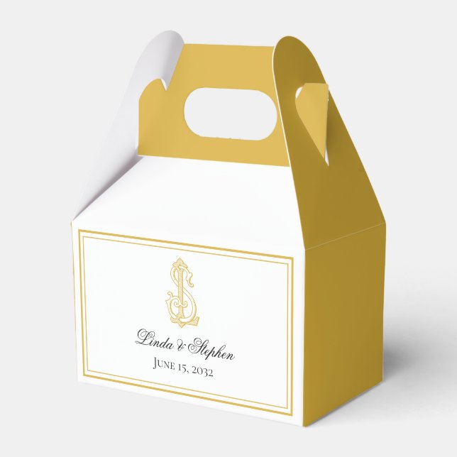 Ballotins COULEUR MODIFICATIVE SL Monogramme LS ballotin de  (Verso)