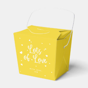 Ballotins Couleur personnalisée Beaucoup d'amour + Coeurs