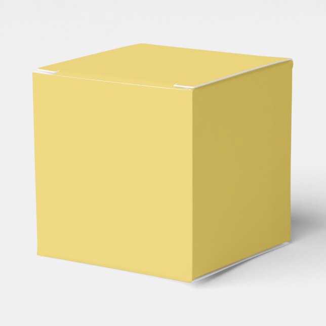 Ballotins Couleur tendance - Ballotin classique jaune doux (Verso)