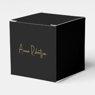 Ballotins Couleurs d'or Noir Calligraphie professionnelle te
