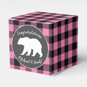 Ballotins Country Mama ours Baby shower fille rose
